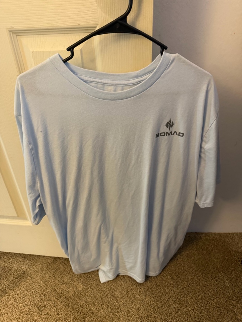 Nomad Light Blue Short-Sleeve Logo Tee